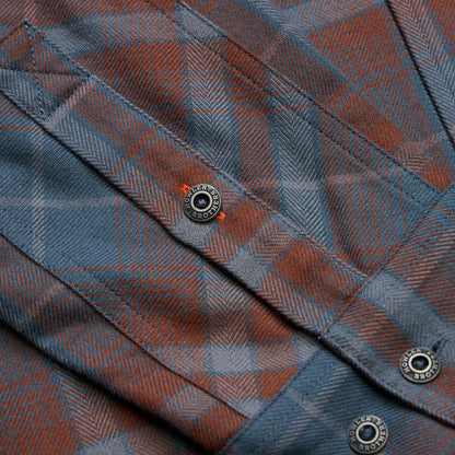 Harker’s Flannel - Kempton Plaid : Dark Slate