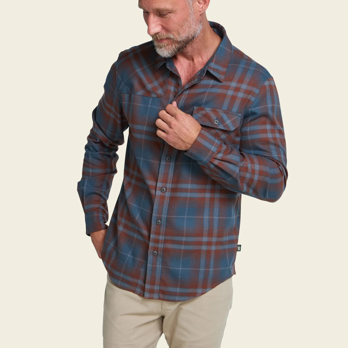 Harker’s Flannel - Kempton Plaid : Dark Slate