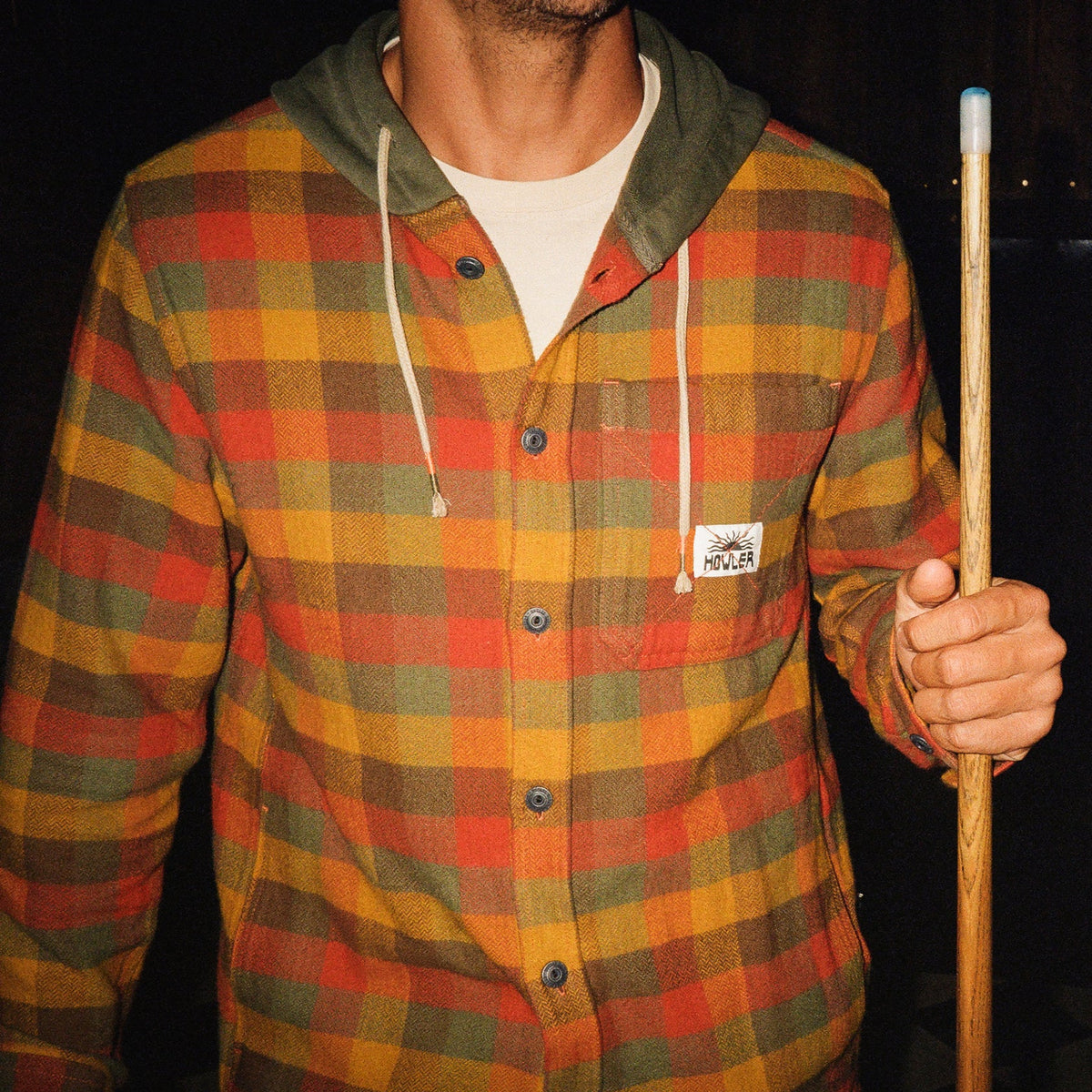 Salvo Hooded Blanket Flannel - Grice Plaid : Hayride