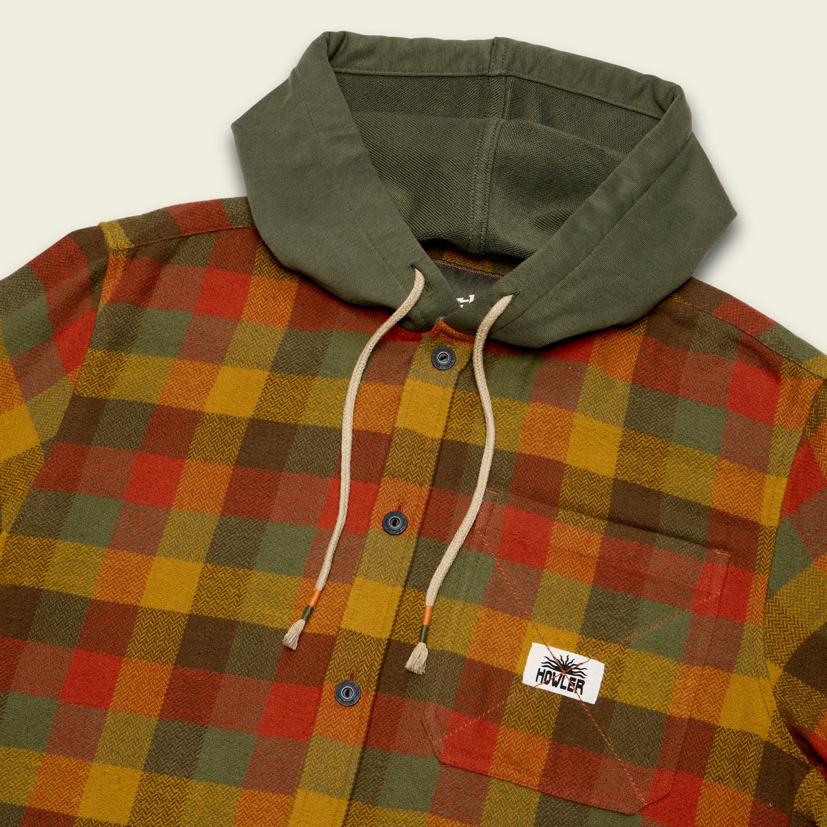 Salvo Hooded Blanket Flannel - Grice Plaid : Hayride