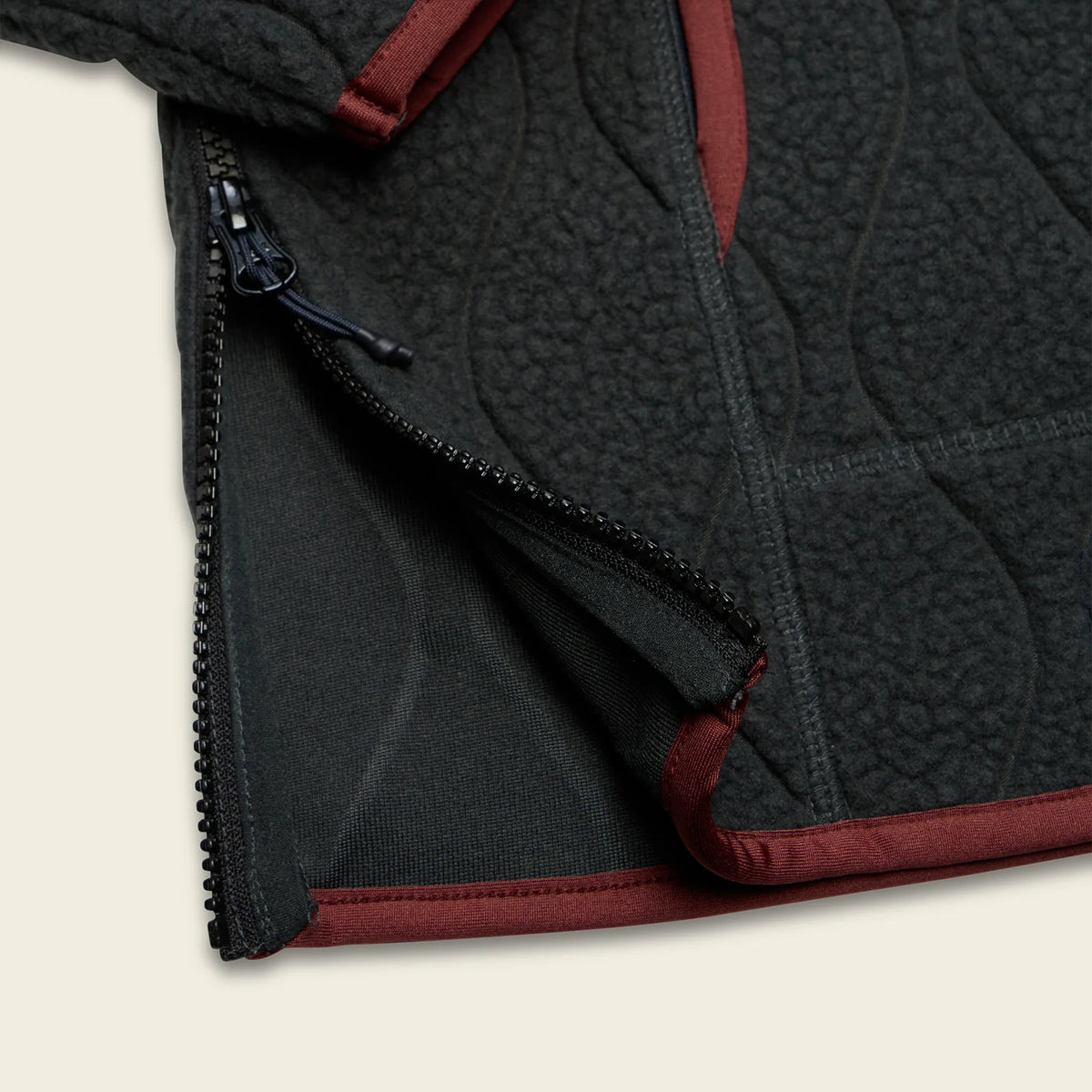 Chisos Hooded Pullover - Capillary Waves : Antique Black