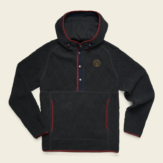 Chisos Hooded Pullover - Capillary Waves : Antique Black