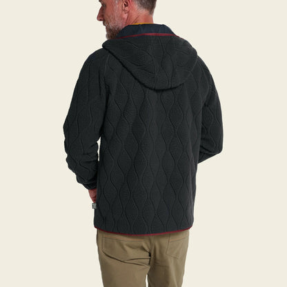 Chisos Hooded Pullover - Capillary Waves : Antique Black