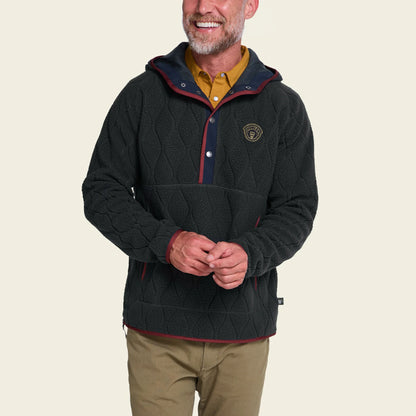 Chisos Hooded Pullover - Capillary Waves : Antique Black