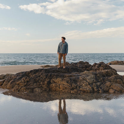 Chisos Hooded Pullover - Capillary Waves : Stormy Sea