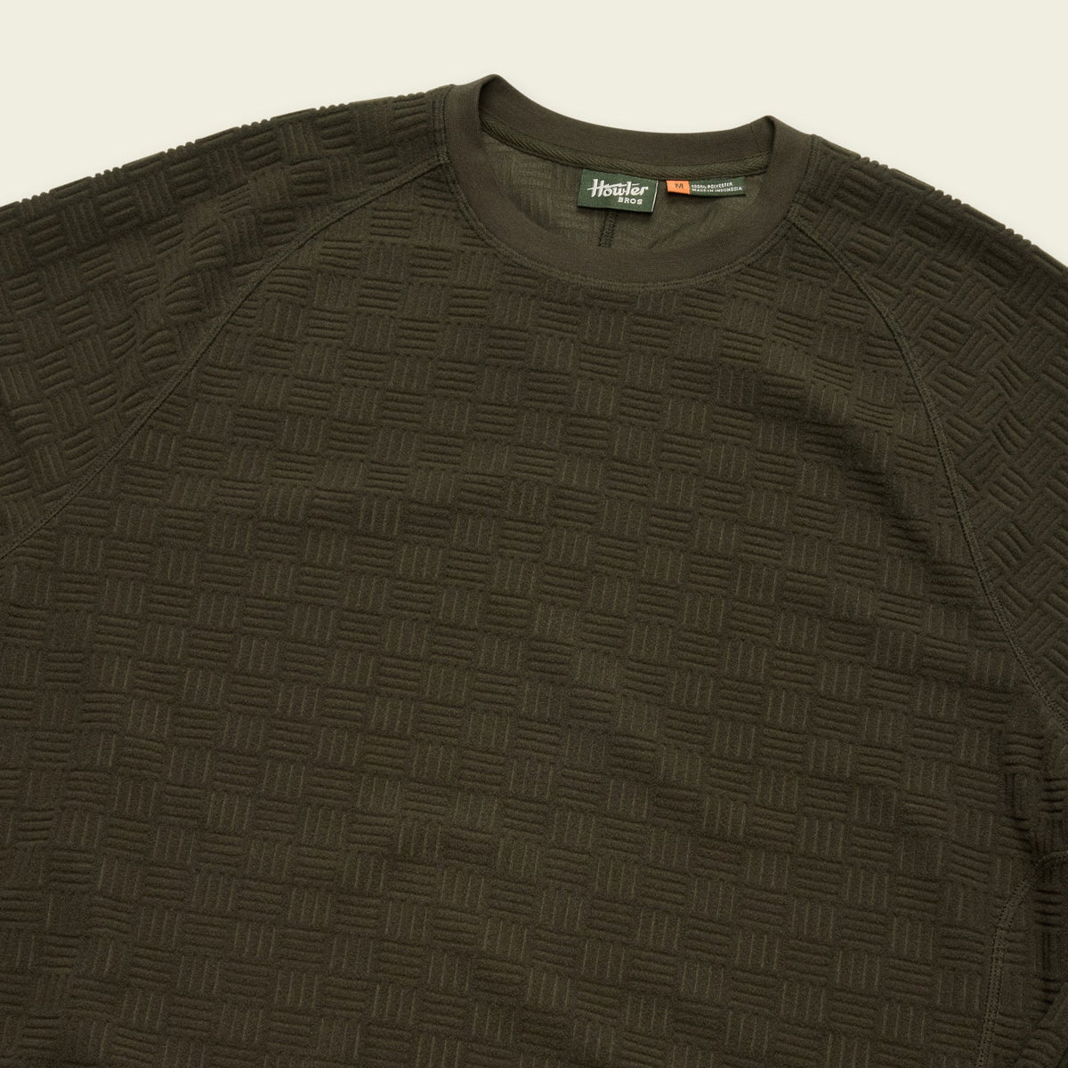 Eleos Fleece Crewneck : Grids : Army