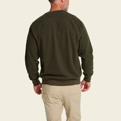 Eleos Fleece Crewneck : Grids : Army