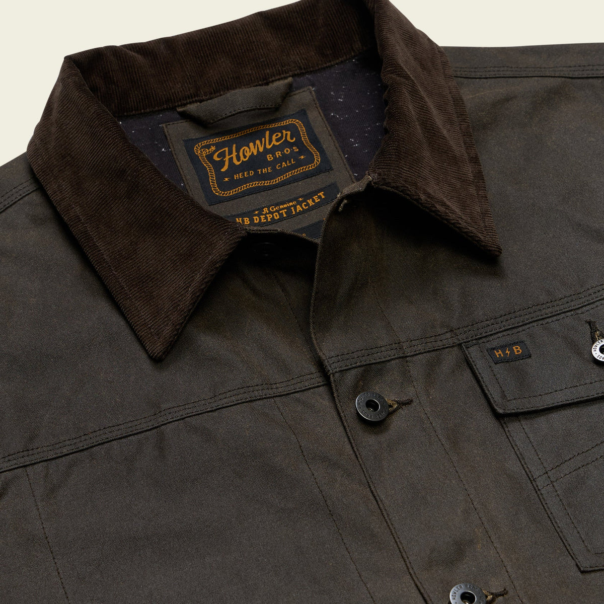 Waxed Depot Jacket - Bark