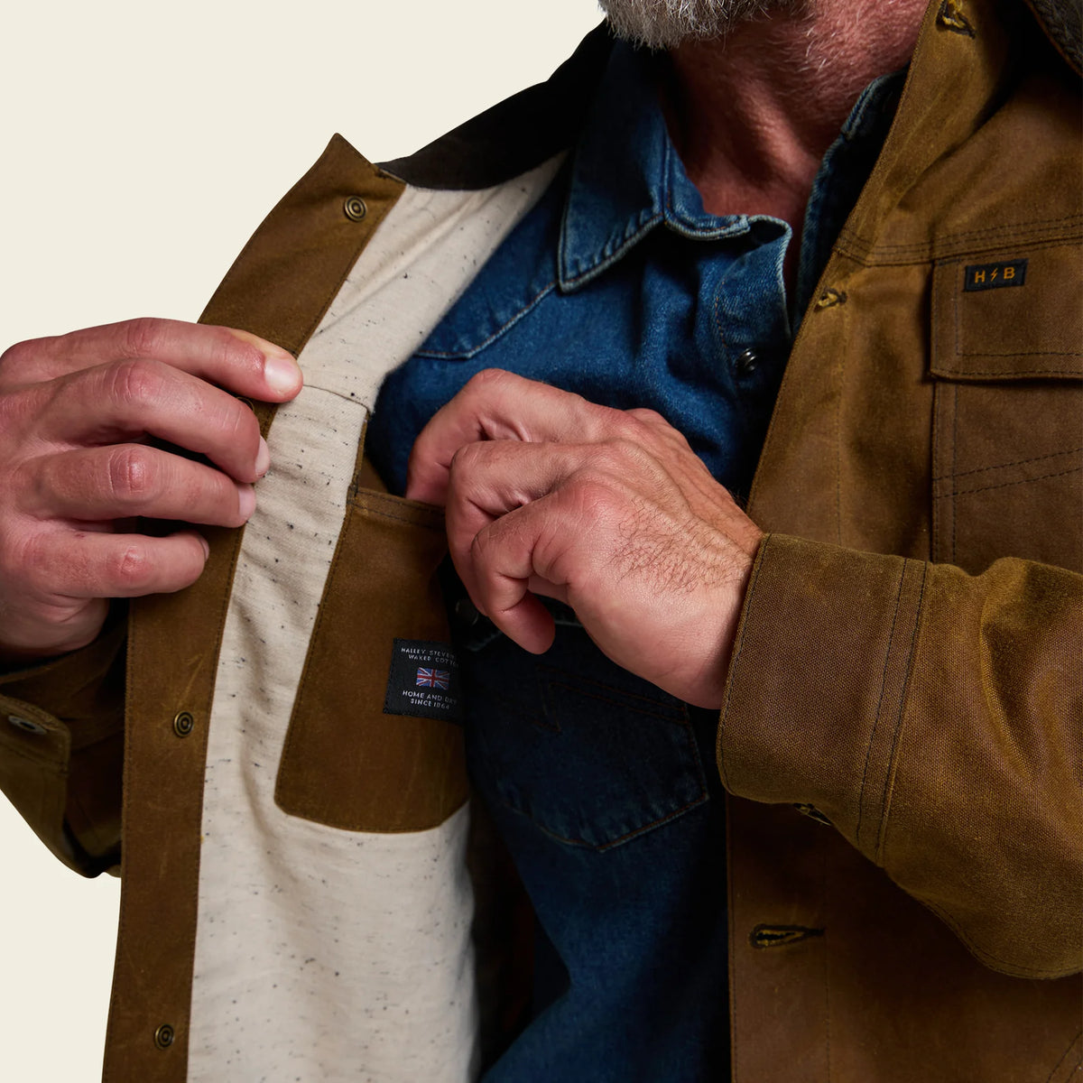 Waxed Depot Jacket - Camel