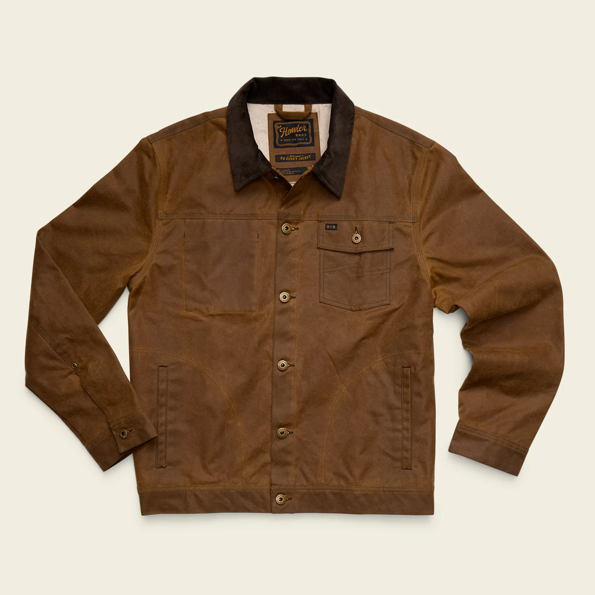 Waxed Depot Jacket - Camel