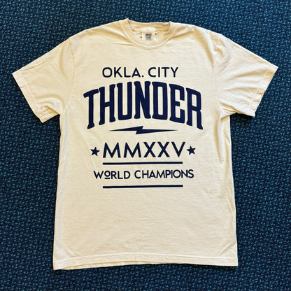 Okla City MMXXV Champions Tee - Ivory