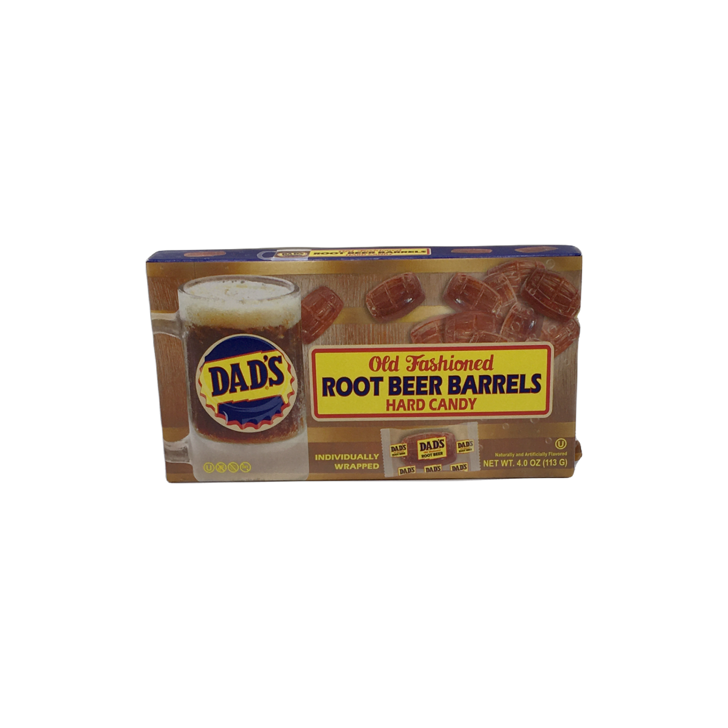 Dad's Old Fashioned Root Beer Barrels Hard Candy