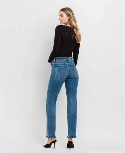 High Rise Straight Jeans - Illuminate