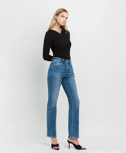 High Rise Straight Jeans - Illuminate