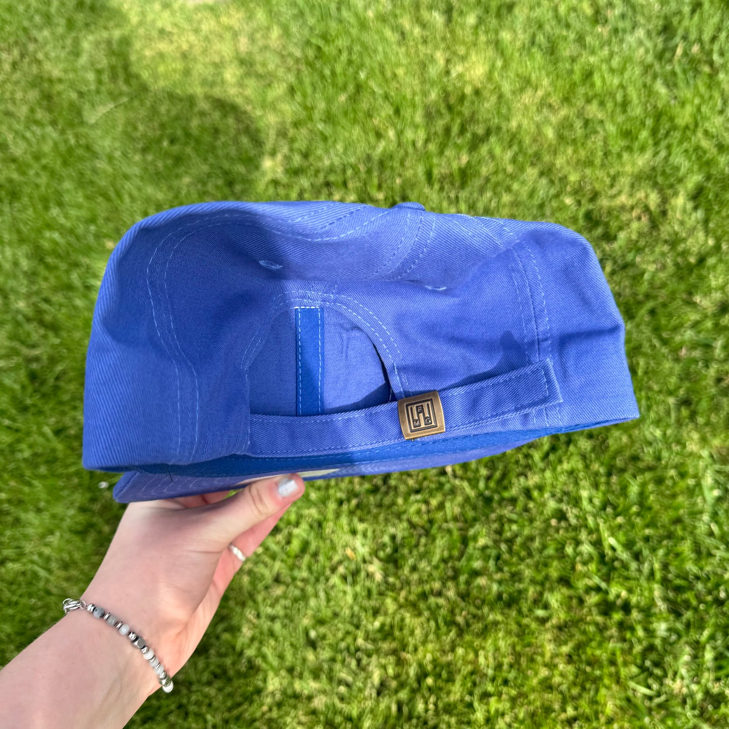 Orange OKC Bolt Patch Hat - Royal Blue