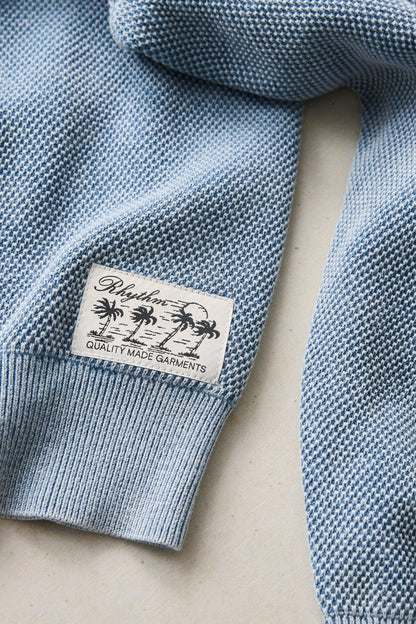 Polu Crew Knit - Washed Blue