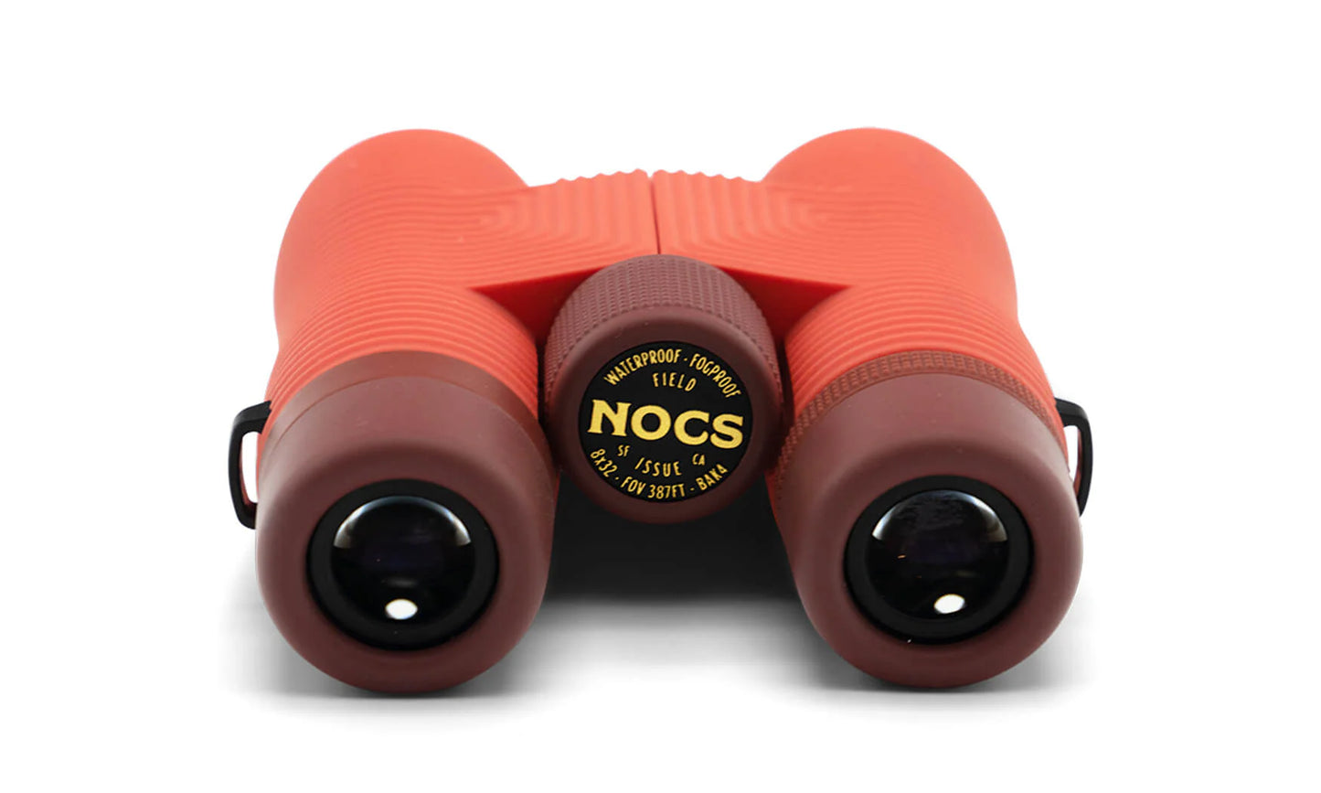 Field Issue 8x32 Waterproof Binoculars - Coral Red