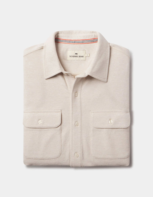 Textured Knit Shirt - Birch