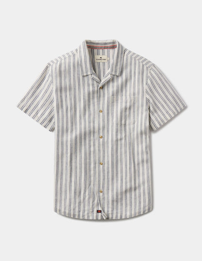 Freshwater Camp Shirt - Vintage Blue Stripe
