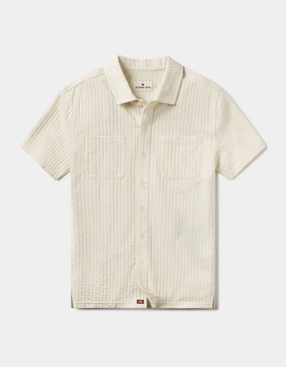 Knit Getaway Button Up - Stone