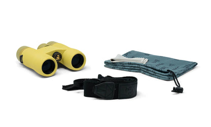 Field Issue 8x32 Waterproof Binoculars - Banana Slug Yellow