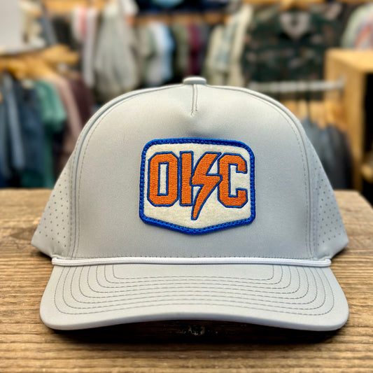OKC Bolt K Grey Golf Hat