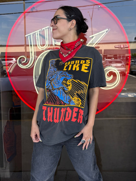 Sounds Like Thunder Tee - Pepper