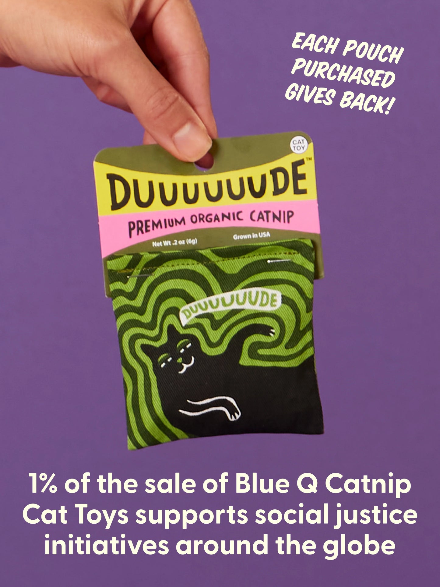 Duuuuuude Catnip Toy