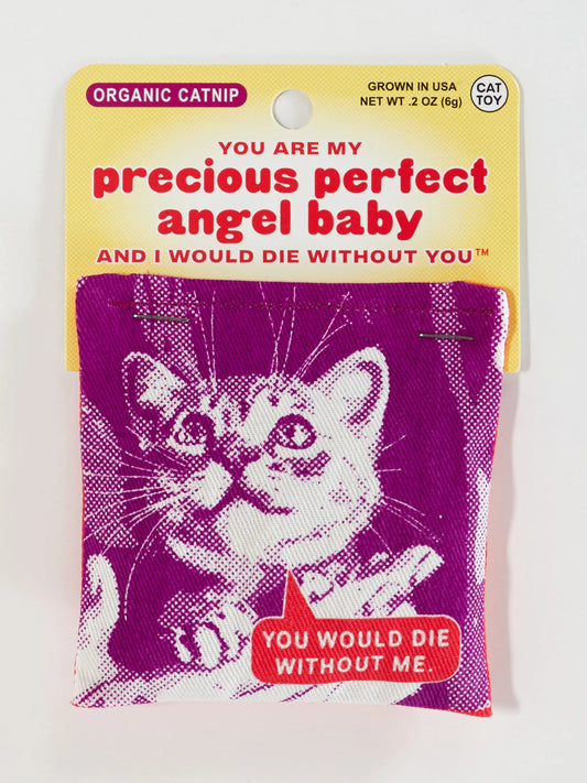 You Are My Precious Perfect Angel Baby And I Would Die Without You Catnip Toy