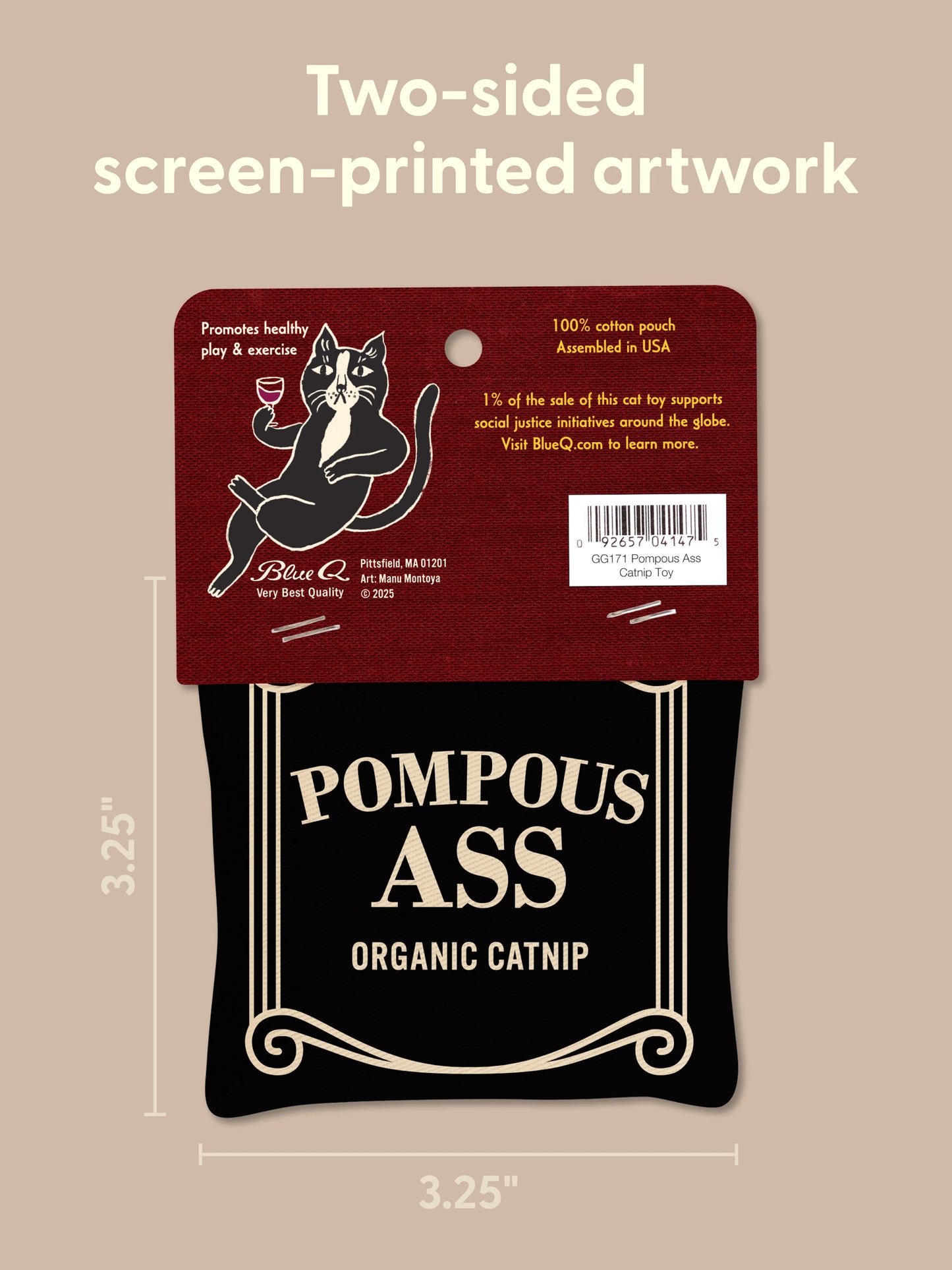Pompous Ass Catnip Toy