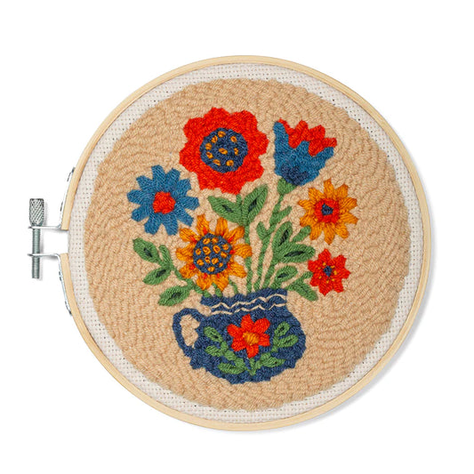 Flower Bouquet Punch Needle