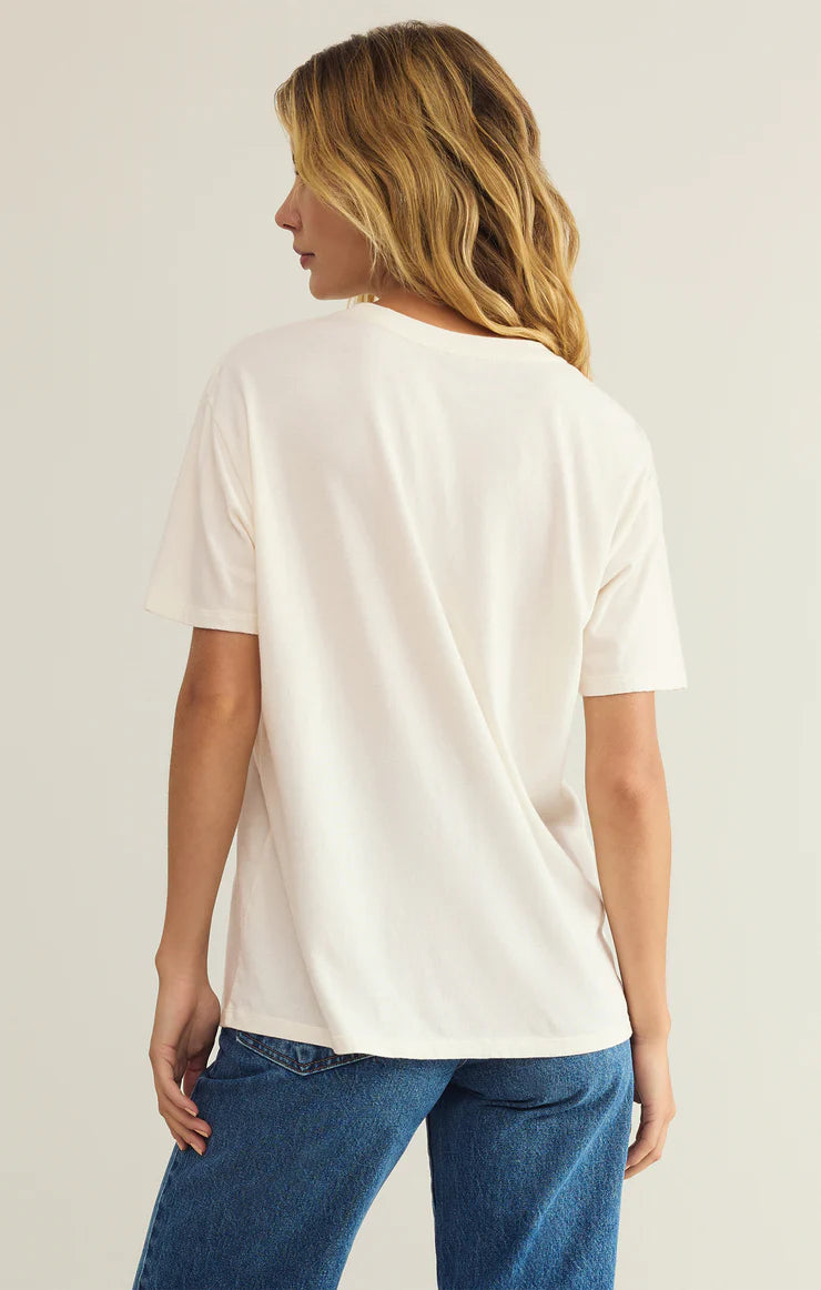 Big Love Boyfriend Tee - Sea Salt