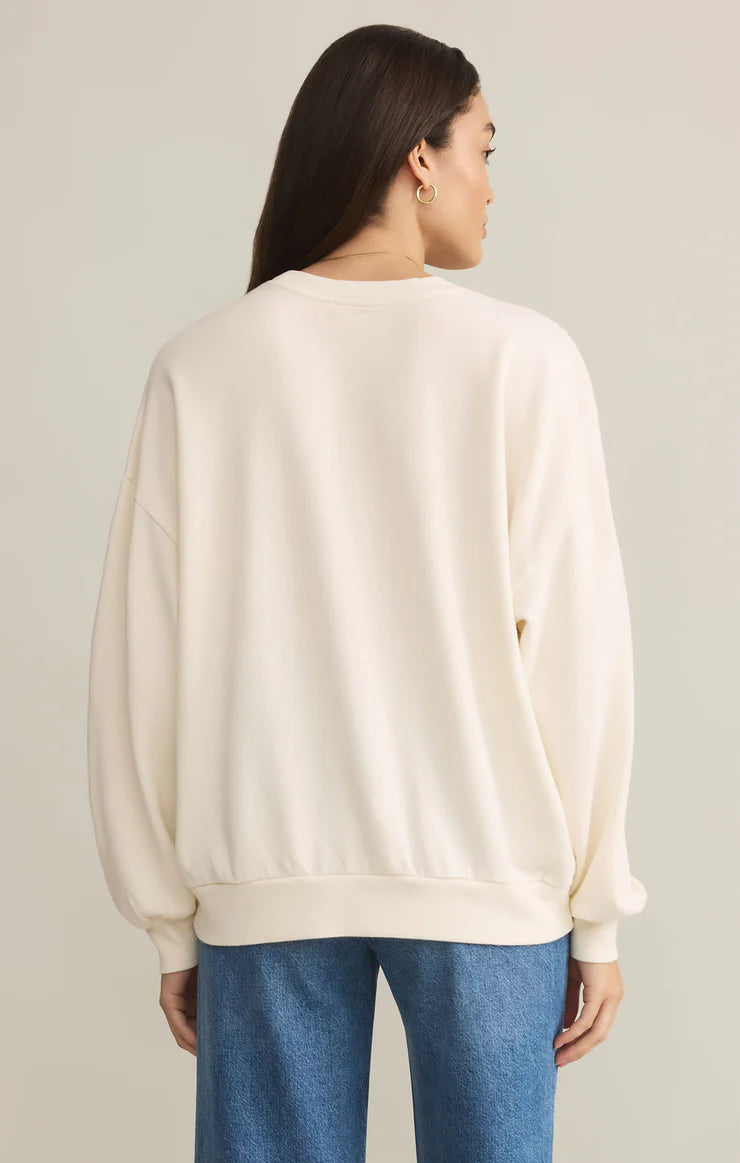 Wishes Sunday Sweatshirt - Sea Salt