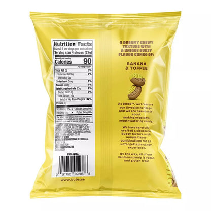 BUBS Swedish Candy Banana Toffee - 5.5oz
