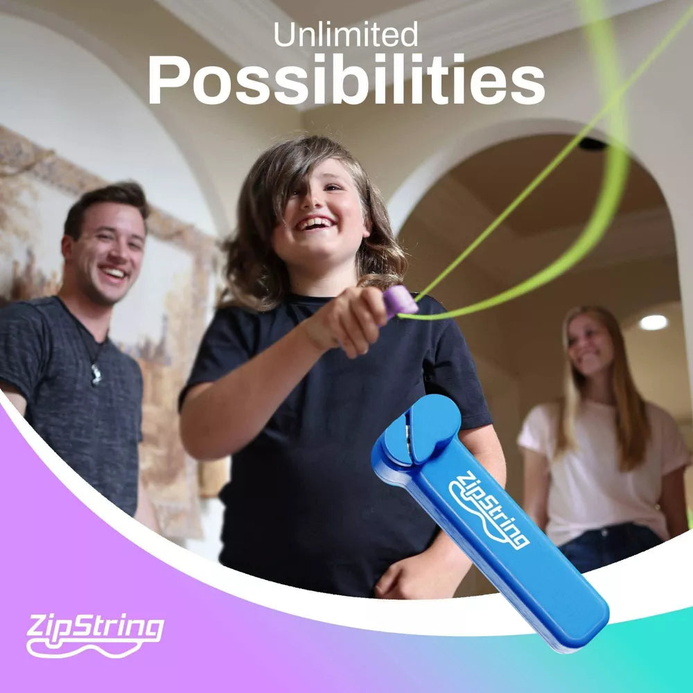 Zip String - Blue