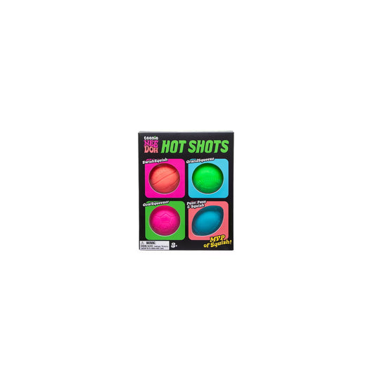 Teenie NeeDoh Hot Shots Multicolor 4ct (Max 3 per Customer)