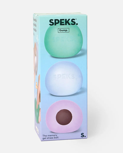 Gump Memory Gel Stress Ball - 3 Pack - Cool (Max 3 Per Household)