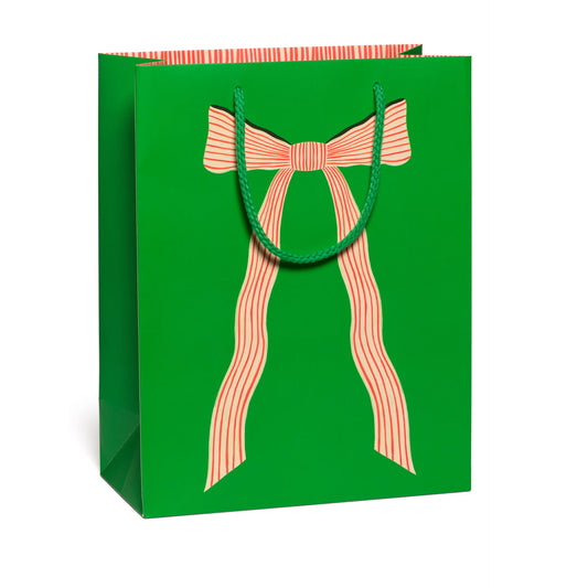 Holiday Bow Gift Bag Large