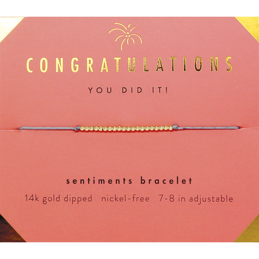 Congratulations Bracelet