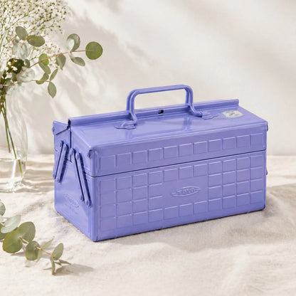 Steel Toolbox w/ Cantilever Lid - Lilac
