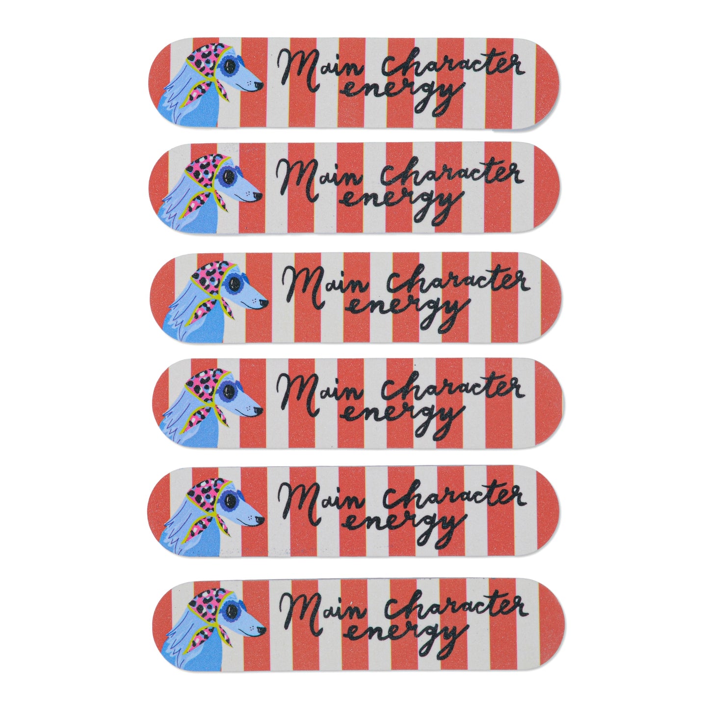 Emery Boards - Main Character Energy Set of 6