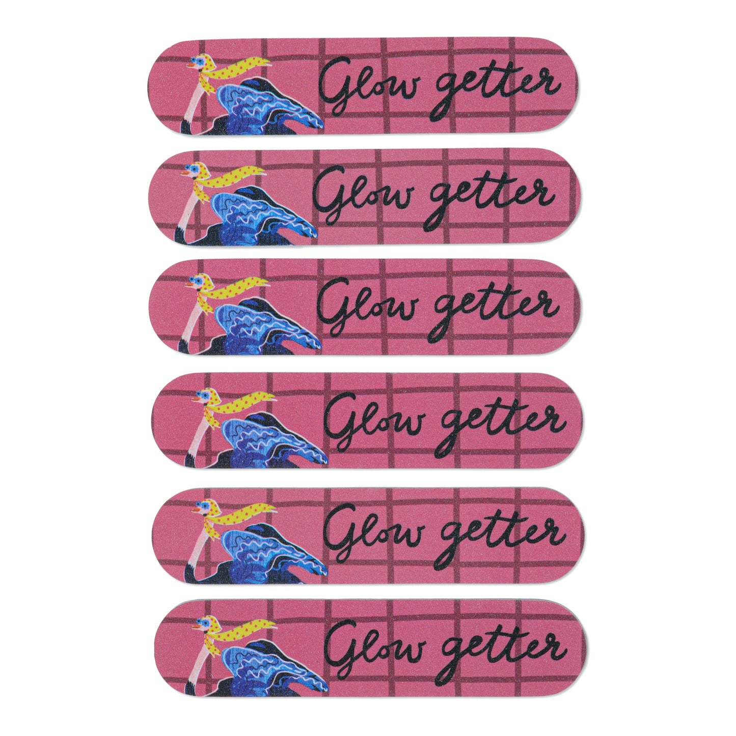 Emery Boards - Glow Getter Set of 6