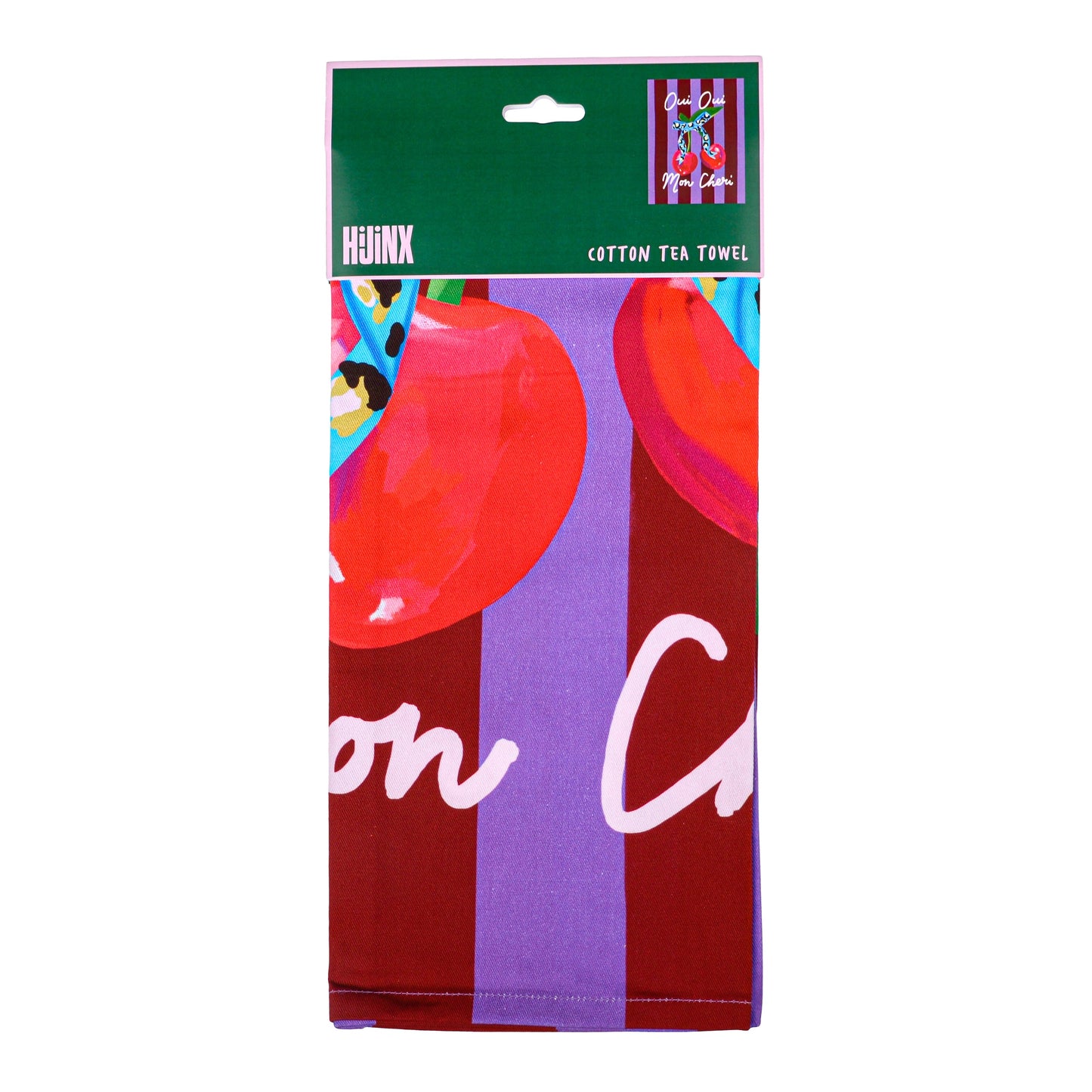 Tea Towel - Oui Oui Cheri