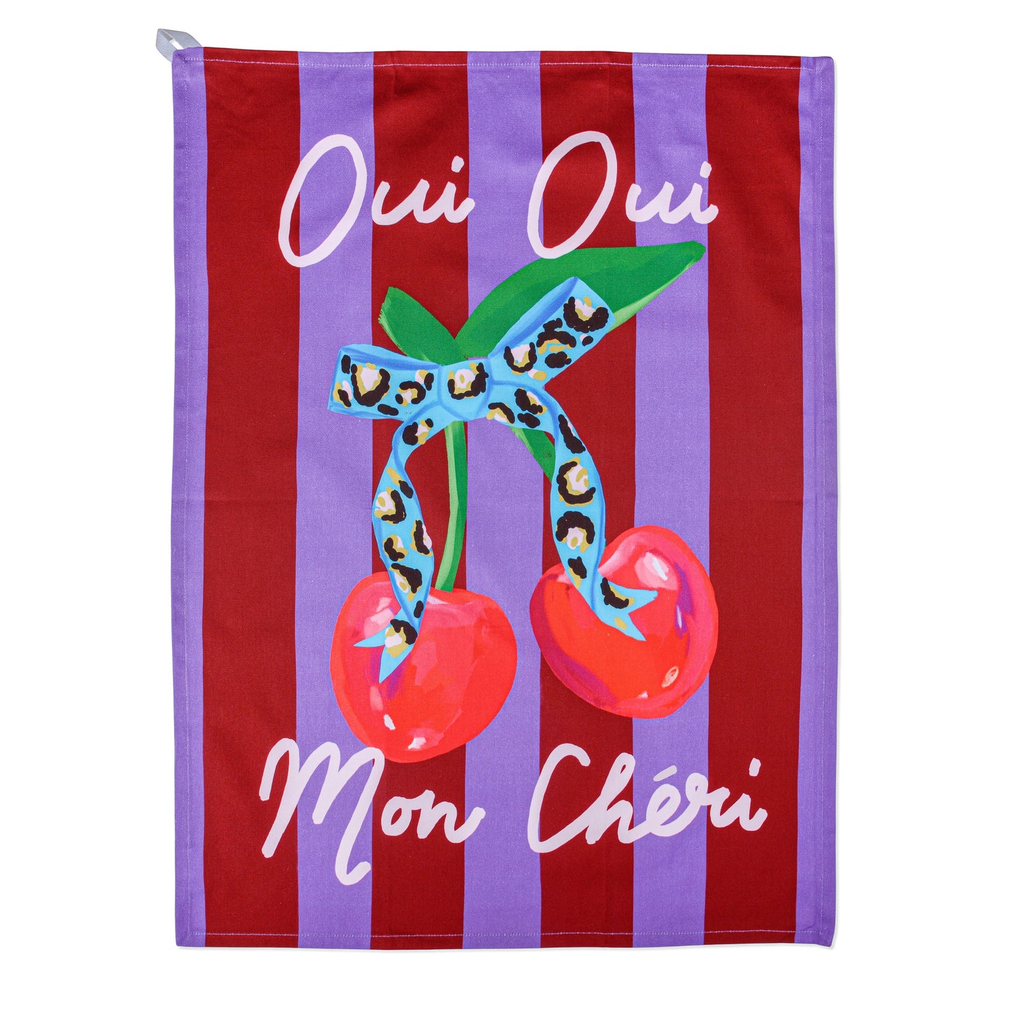 Tea Towel - Oui Oui Cheri