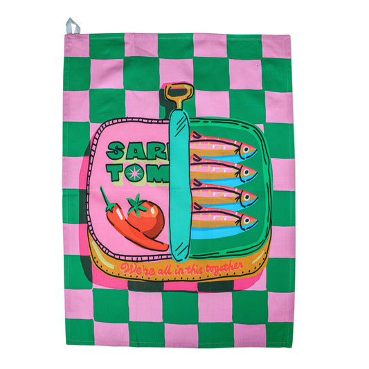 Tea Towel - Sardines