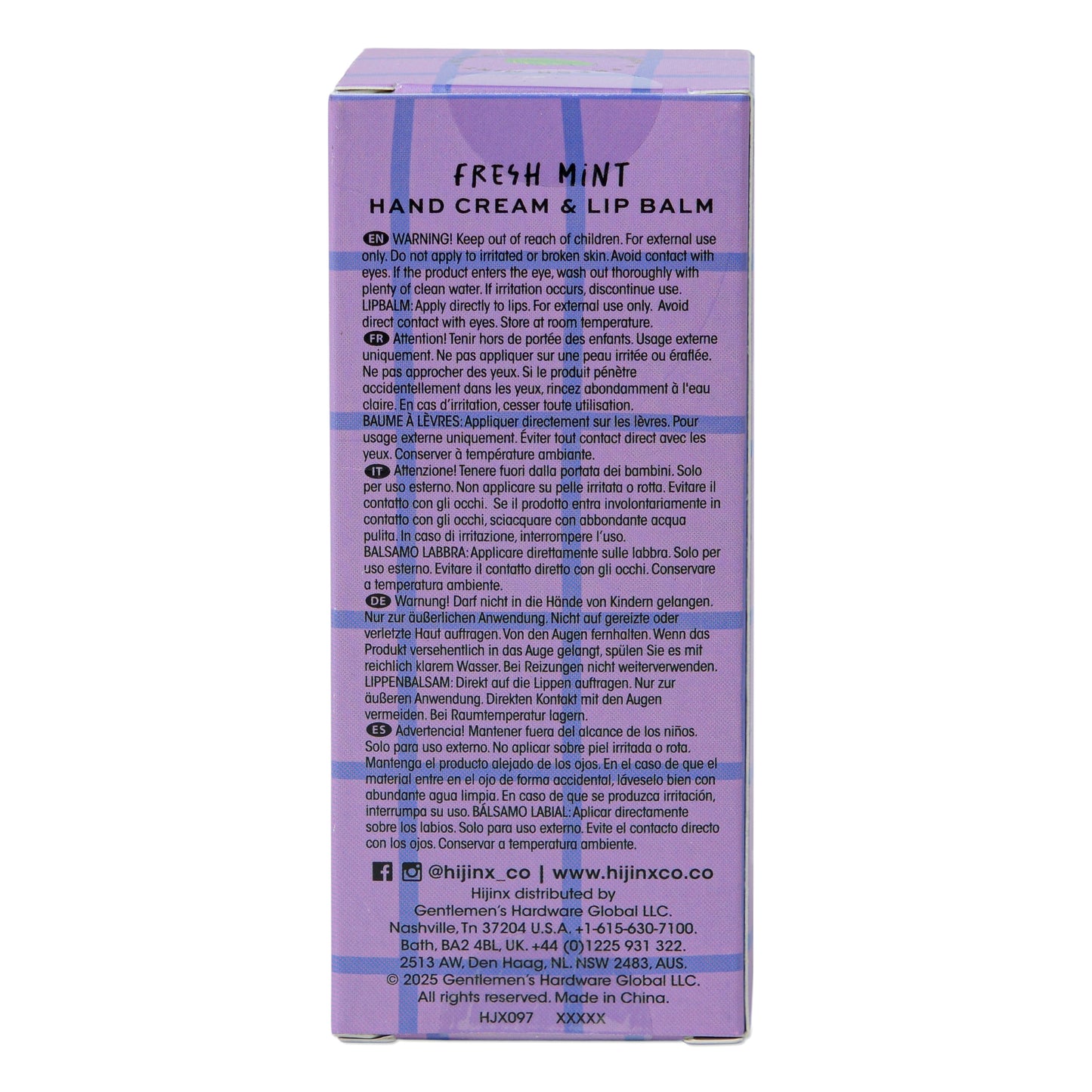 Hand Cream and Lip Balm - Fresh Mint