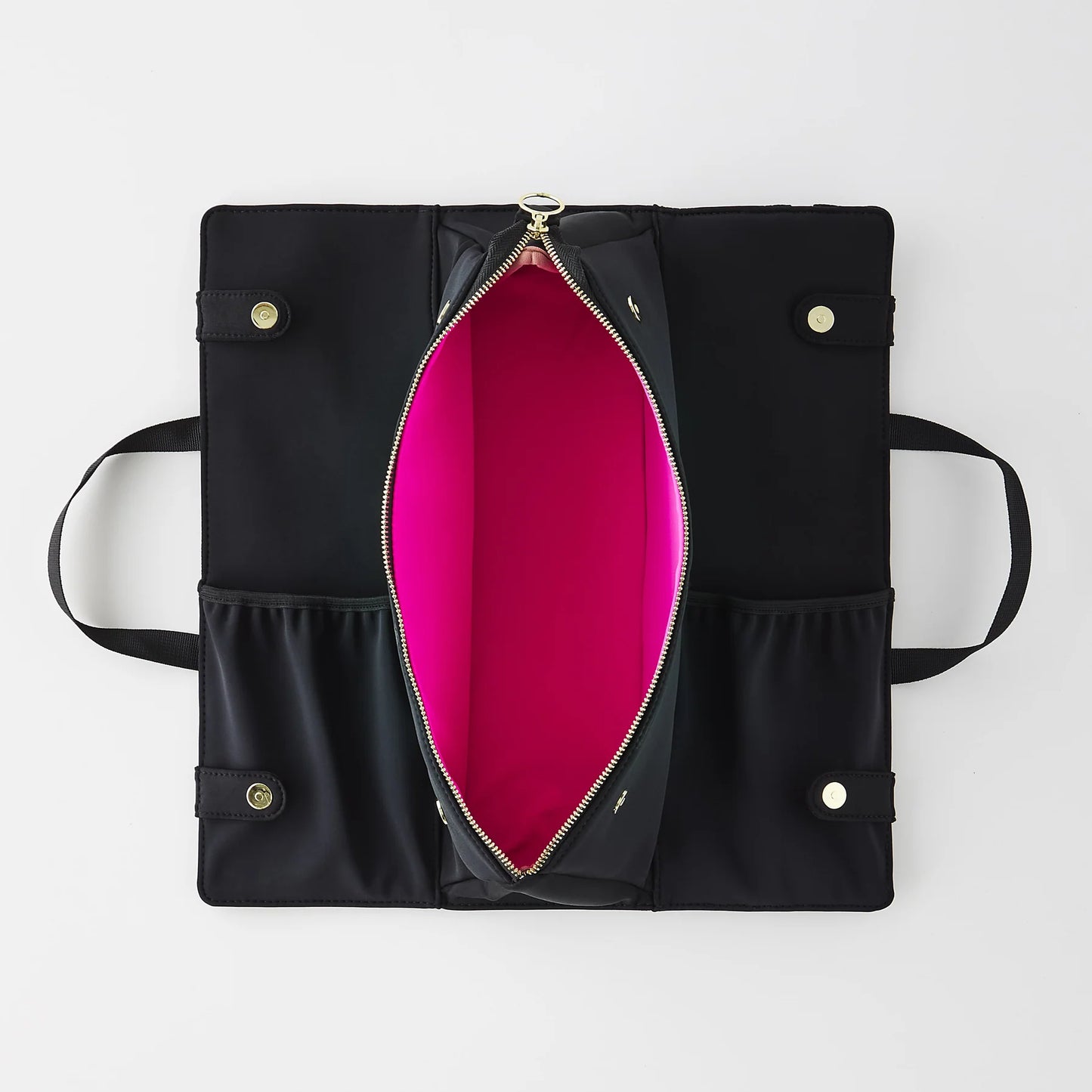 The Hair Tools Bags - Black with Pink