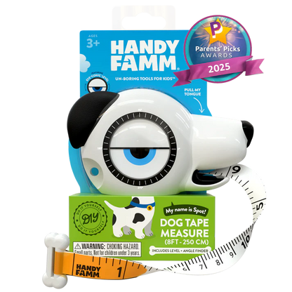Spot White Dog Tape Measure