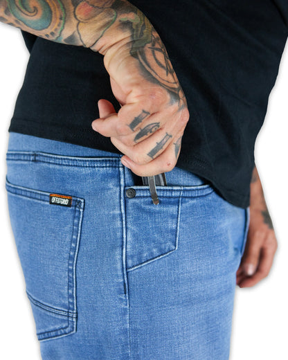 Hideout Denim Standard Fit Pants - Vintage Wash