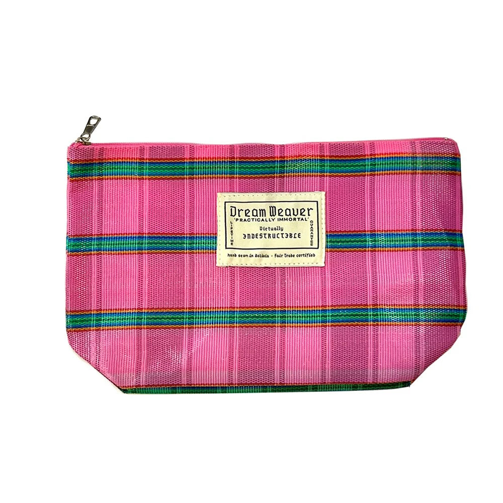 The Ditty Personal Incidentals Bag - Watermelon Patch Plaid